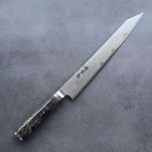 龍泉刃物 煌黑龍 筋引 260mm 龍泉刃物 煌黑龍 筋引 260mm SG2粉末HSS鋼 99層鎳染 大馬士革