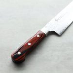 堺孝行 牛刀 240mm VG10鋼 33層鎚目大馬士革 洋柄