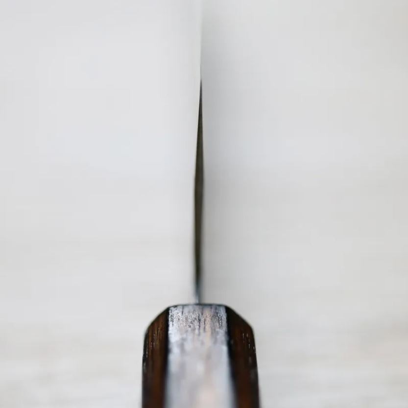 5 增谷訓生 寬版菜切 165mm VG1鋼 鎚目 樫木和柄