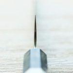 2 加藤義実 蔬果刀 120mm VG10 黑染鎳大馬士革 穩定樺木柄