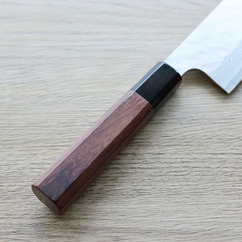 2 二唐刃物 菜切 165mm VG10 磨鎚目