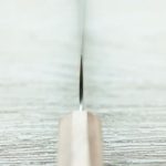 5 加藤義実 蔬果刀 150mm SG2粉末HSS鋼 黑染鎳 大馬士革