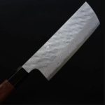 6 二唐刃物 菜切 165mm VG10 磨鎚目