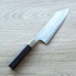 文化 180mm (1) 二唐刃物 文化 180mm SG2粉末HSS鋼 磨鎚目