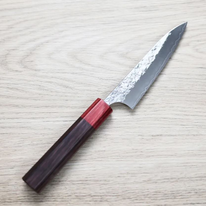 蔬果刀 120 (1) 加藤義實 水波 蔬果刀 120mm<br>SG2粉末HSS鋼