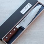 堺孝行 三德 180mm VG10鋼 33層鎚目大馬士革 洋柄