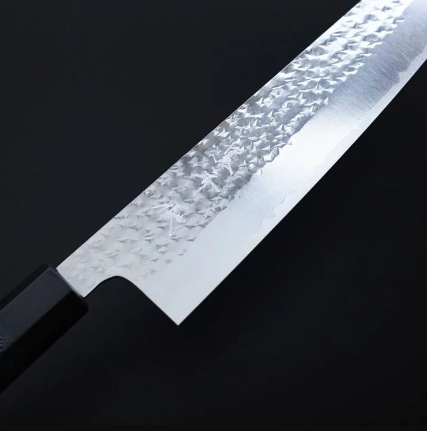 藍包丁 閃光藍天目 三德刀 165mm SG2鋼