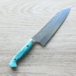 黑崎優 閃光 文化刀 165mm SG2粉末HSS鋼 綠松石洋柄