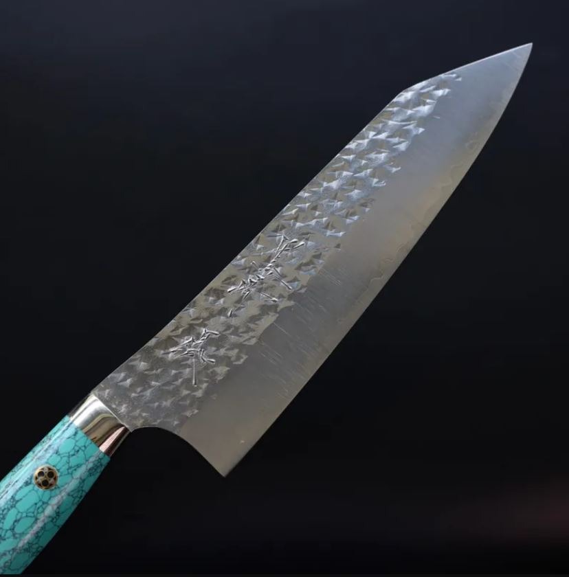 黑崎優 閃光 文化刀 165mm SG2粉末HSS鋼 綠松石洋柄