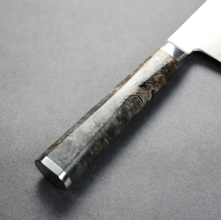 3 龍泉刃物 煌黑龍 文化 170mm SG2 99層鎳染大馬士革