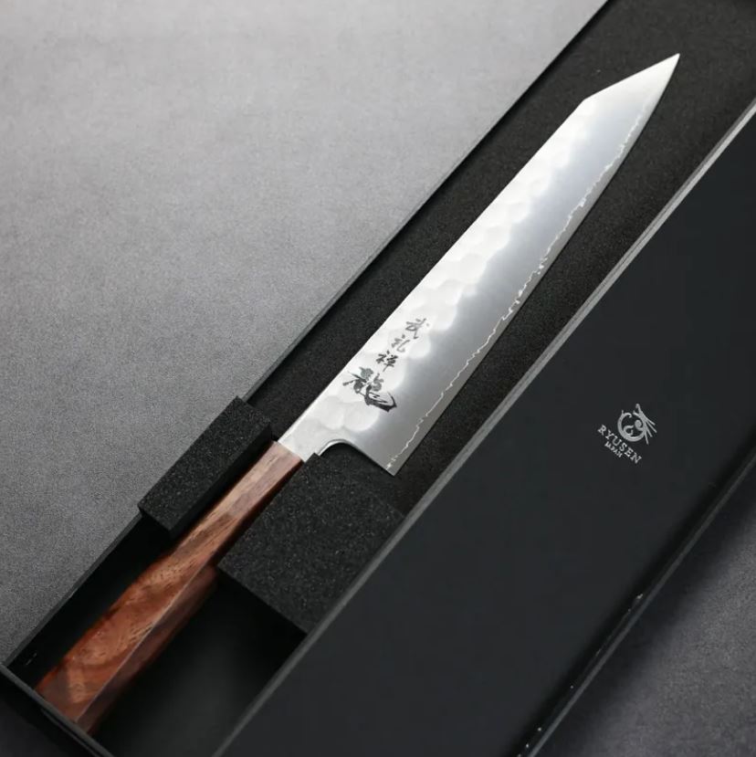 1 龍泉刃物 武禮禪龍 和 <br>牛刀 240mmSG2/本鍛造