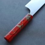 甲鉄 柴田崇行 牛刀 210mm SG2粉末HSS鋼 漆塗柄限定松竹