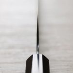 3 二唐刃物 切付牛刀 240mm VG10鋼 磨鎚目