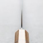 3 関龍作 牛刀 210mm VG10鋼 33層大馬士革 和柄