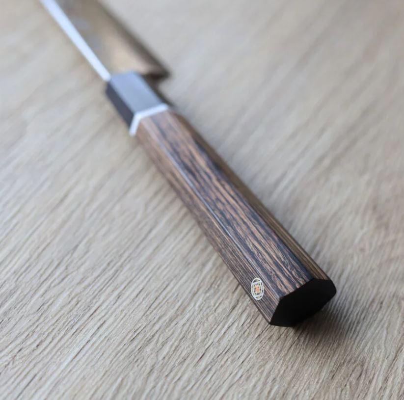 4 関兼次 瑞雲 三德刀 180mm SG2粉末綱/附刀鞘 大馬士革