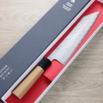 切付牛刀 240mm (2) 二唐刃物 切付牛刀 240mm VG10鋼 磨鎚目