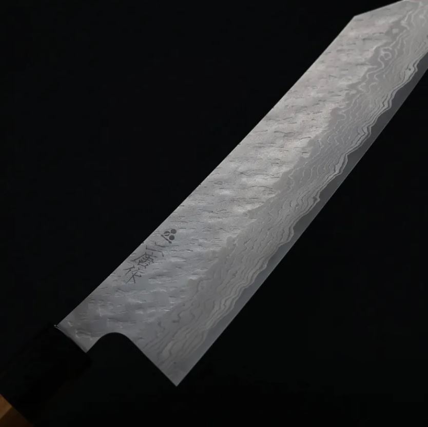 切付牛刀 240mm (3) 二唐刃物 切付牛刀 240mm VG10鋼 磨鎚目