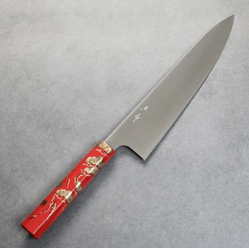 擷取 小林包丁 牛刀 240mm SG2粉末HSS鋼 漆塗柄限定/松竹
