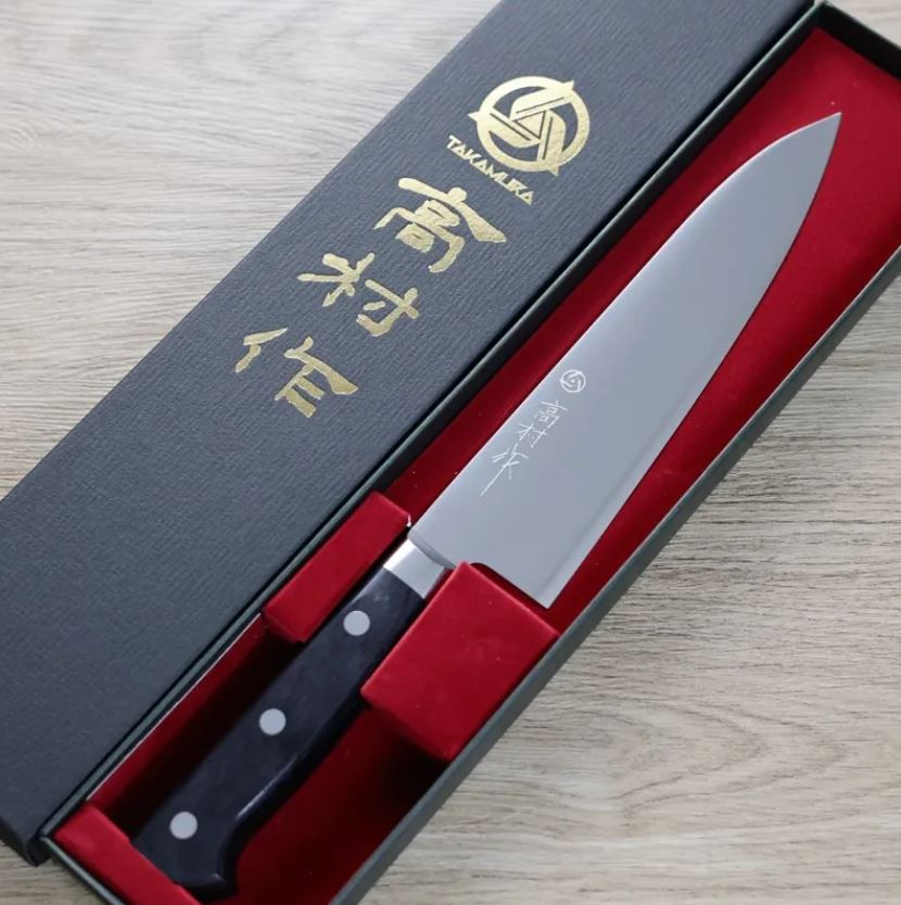 牛刀 180mm VG10 磨 (2) 高村刃物 牛刀 180mm VG10 磨