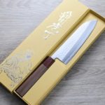 1 增谷訓生 三德刀 170mm VG1鋼 鎚目 和柄