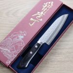 1 增谷訓生 小三德刀 130mm VG10鋼 刻流