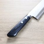 2 增谷訓生 牛刀 180mm VG1鋼 鎚目 藍柄