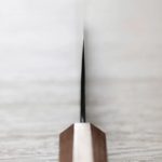 加藤義實 文化刀 170mm 青紙超級鋼 黑打墨流