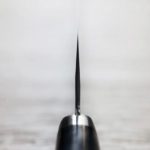 3 增谷訓生 牛刀 180mm VG1鋼 鎚目 藍柄