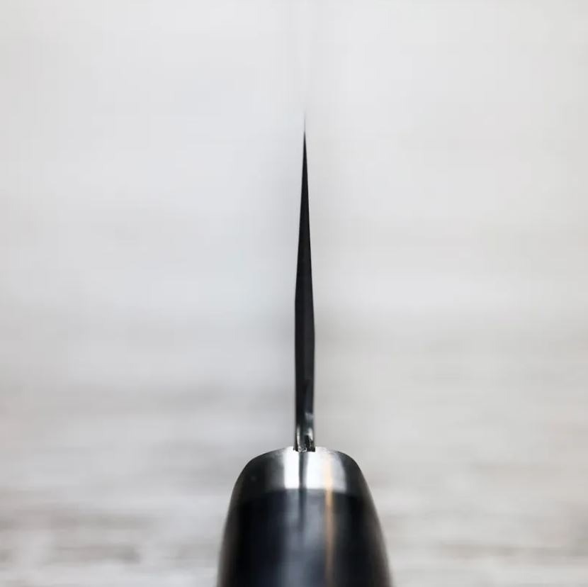 3 增谷訓生 牛刀 180mm VG1鋼 鎚目 藍柄