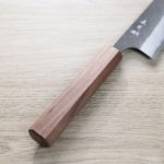 加藤義實 文化刀 170mm 青紙超級鋼 黑打墨流