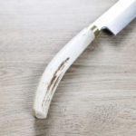 3 佐治武士 柳刃 300mm 銀三鋼 鹿角柄