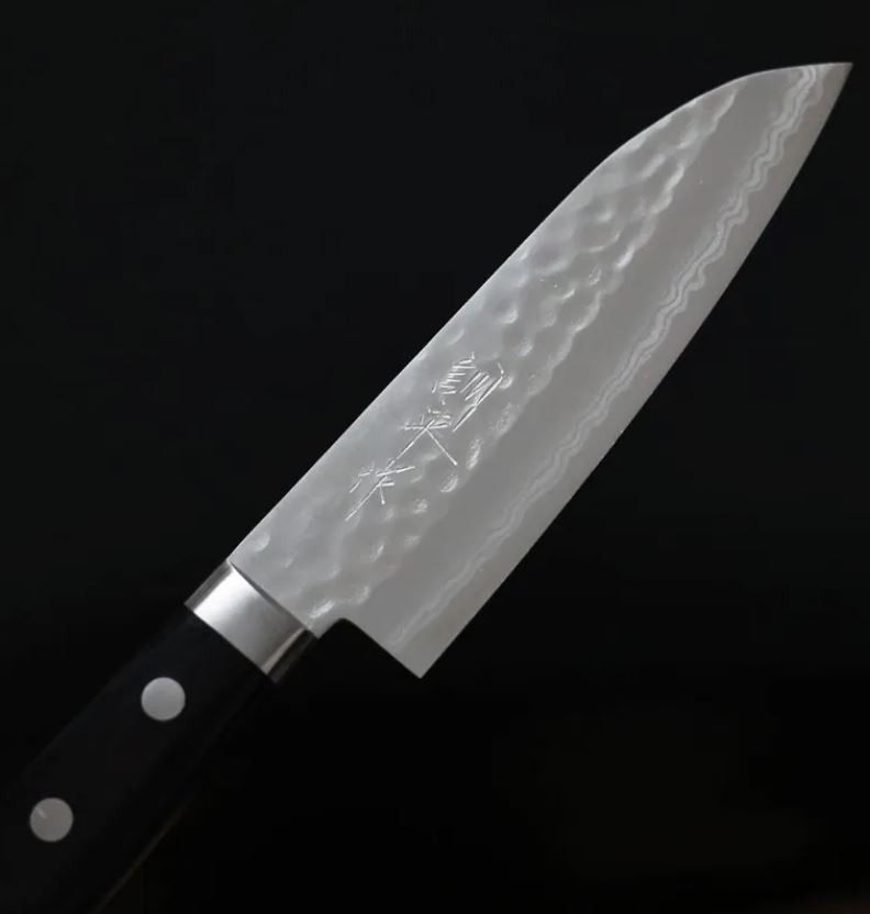 4 增谷訓生 小三德刀 130mm VG10鋼 刻流