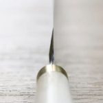 4 佐治武士 柳刃 300mm 銀三鋼 鹿角柄