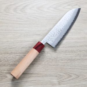 增谷訓生 三德刀 170mm VG10鋼 彩流 和柄