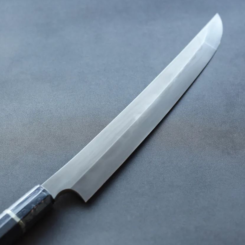 二唐刃物 本焼 白一 先丸柳刃 300 二唐刃物先丸柳刃300mm 白一鋼水本燒- 火星主廚的回歸之旅