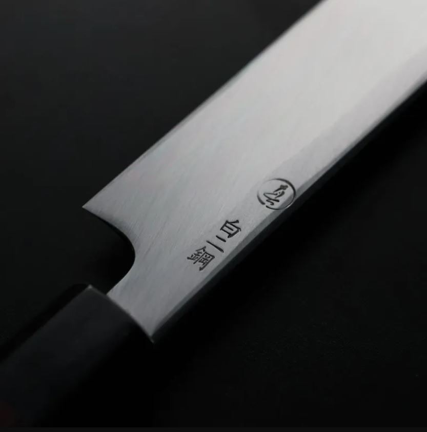 先丸蛸引 300mm (6) 田所真琴 先丸蛸引 300mm 白紙鋼 鏡面