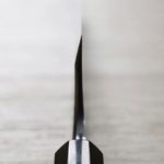 初心x彌氏良寬 出刃 180mm 青紙鋼 墨流