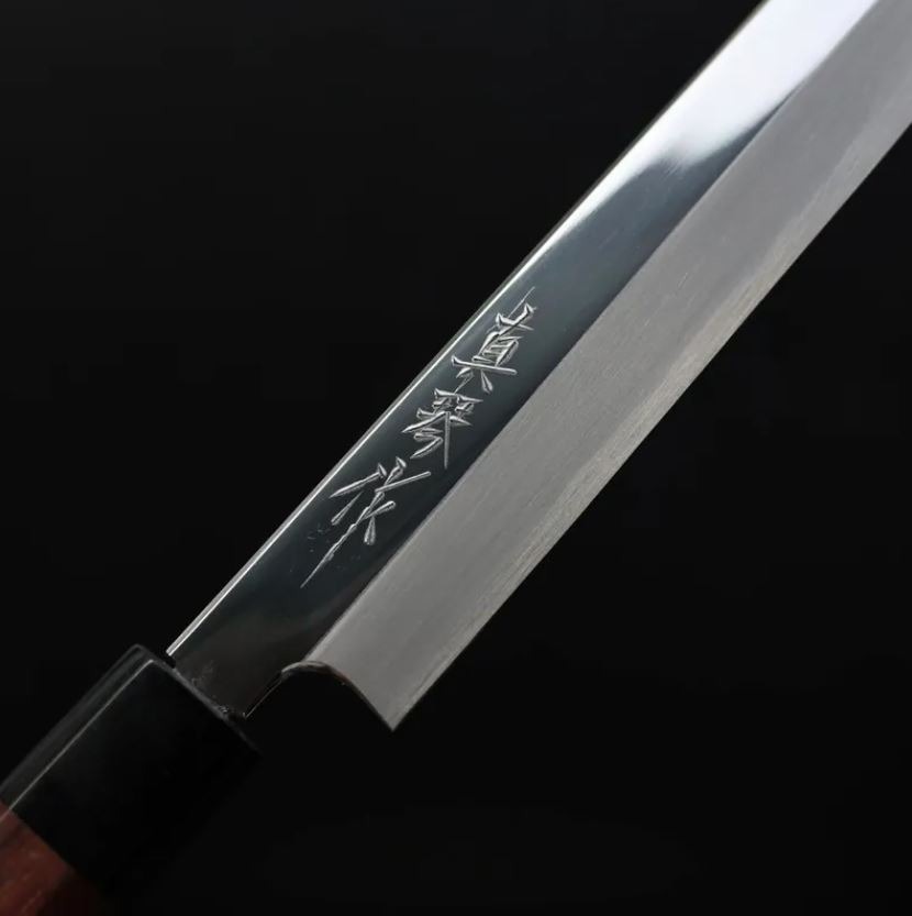 切付柳刃 270mm (6) 田所真琴 切付柳刃 270mm 白紙鋼 鏡面