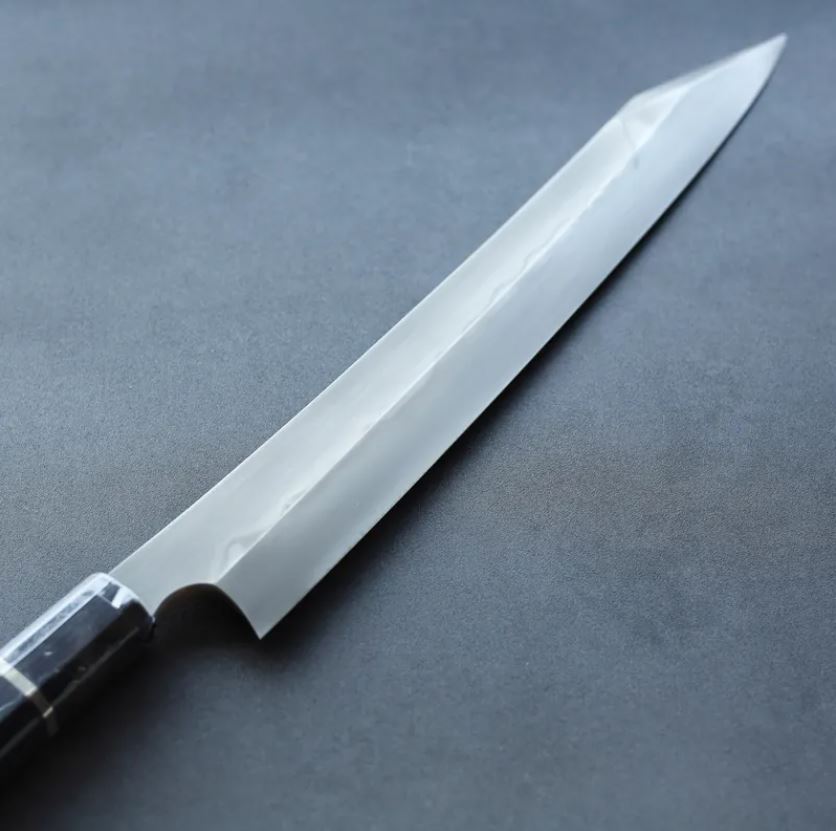 二唐刃物　本焼　白一　先丸柳刃　300 二唐刃物切付柳刃300mm 白一鋼水本燒- 火星主廚的回歸之旅