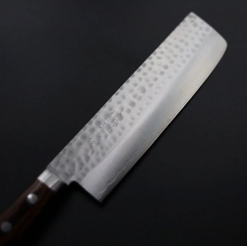 擷取-1 增谷訓生 菜切 165mm VG1鋼 鎚目