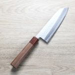 擷取 增谷訓生 三德刀 170mm VG1鋼 鎚目 和柄