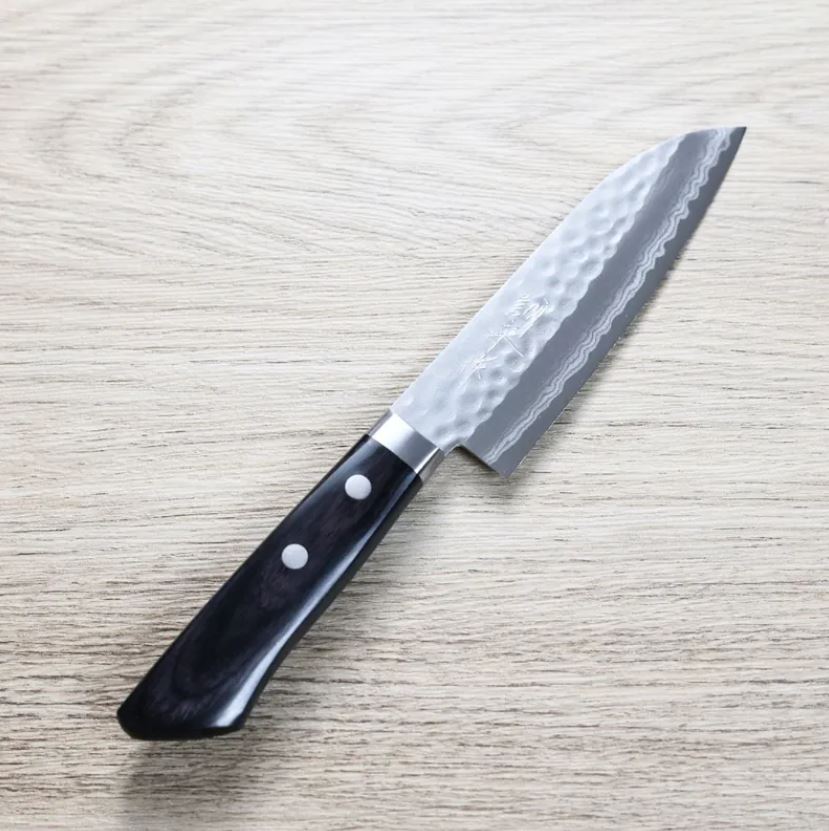 擷取 增谷訓生 小三德刀 130mm VG10鋼 刻流