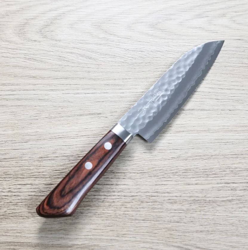 擷取 增谷訓生 小三德刀 130mm VG1鋼 鎚目