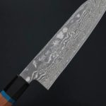 改 三德 175mm VG10 (5) 龍泉刃物 梵天雲龍 改 三德 175mm VG10 63層鎳染大馬士革/本鍛造