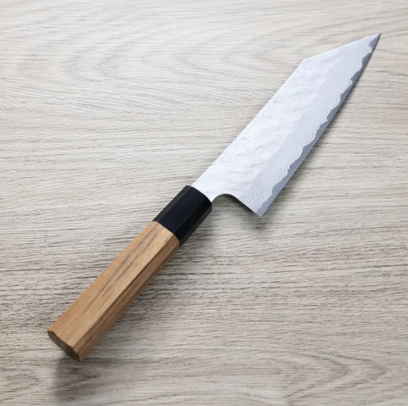 文化 170mm VG10鋼 (1) 二唐刃物 文化 170mm VG10鋼 磨鎚目