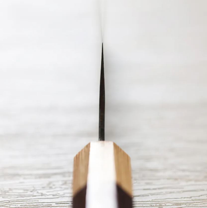 佐治武士 牛刀 210mm VG10W鋼 黑金大馬士革/紫檀柄