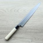 一徹 柳刃 270mm 白紙鋼 黑打/左手用