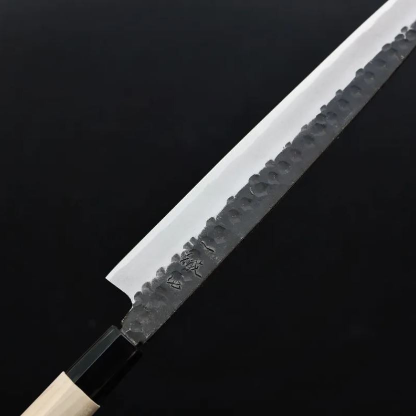 一徹 柳刃 270mm 白紙鋼 黑打/左手用