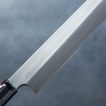 柳刃300mm 青二鋼 (6) 二唐刃物 柳刃300mm 青二鋼 水本燒