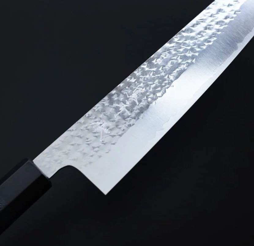 7 藍包丁 閃光藍天目 文化刀 165mm SG2鋼